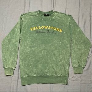 Yellowstone Dutton Ranch Green Crewneck Sweater